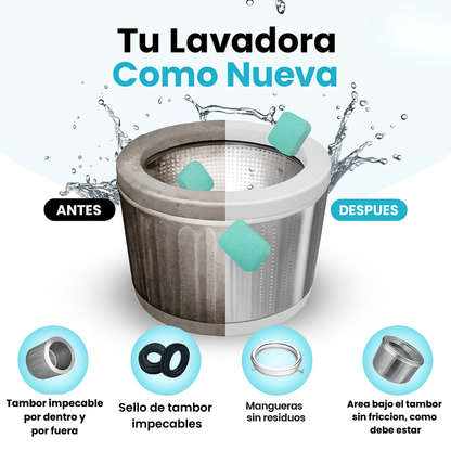 PASTILLAS OFICIALES Y ORIGINALES PARA LAVARROPAS - REMUEVE PELOS DE MASCOTAS -AUTO CLEAN PRO ®