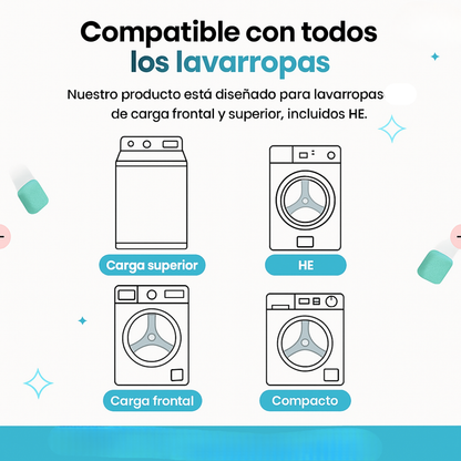 PASTILLAS OFICIALES Y ORIGINALES PARA LAVARROPAS - REMUEVE PELOS DE MASCOTAS -AUTO CLEAN PRO ®
